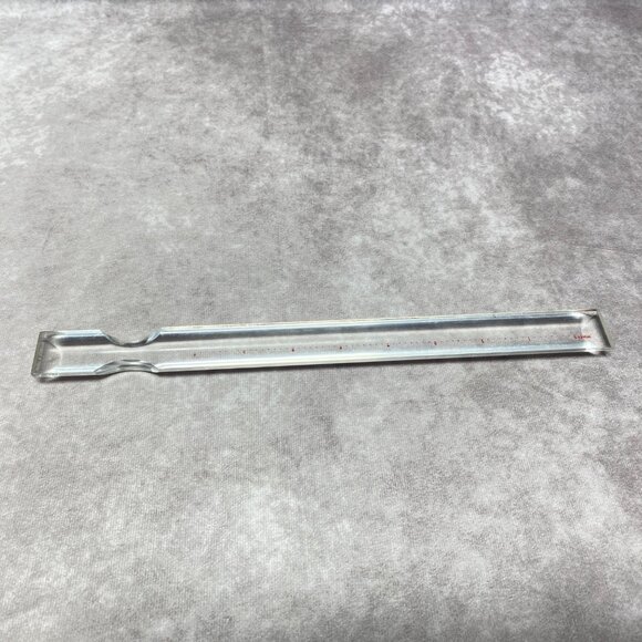 Bausch & Lomb Acrylic Magnifying Ruler With Black Case 8" Durable Optical Tool - Picture 11 of 15